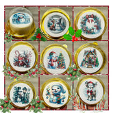 Snow Globe Milk or White Chocolate-Covered Oreos